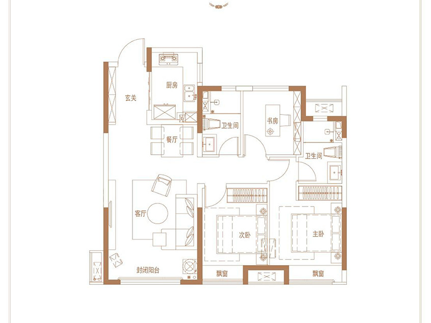 最近報(bào)價(jià)！環(huán)翠環(huán)晟盛悅府99~142㎡房源約9588元/㎡起